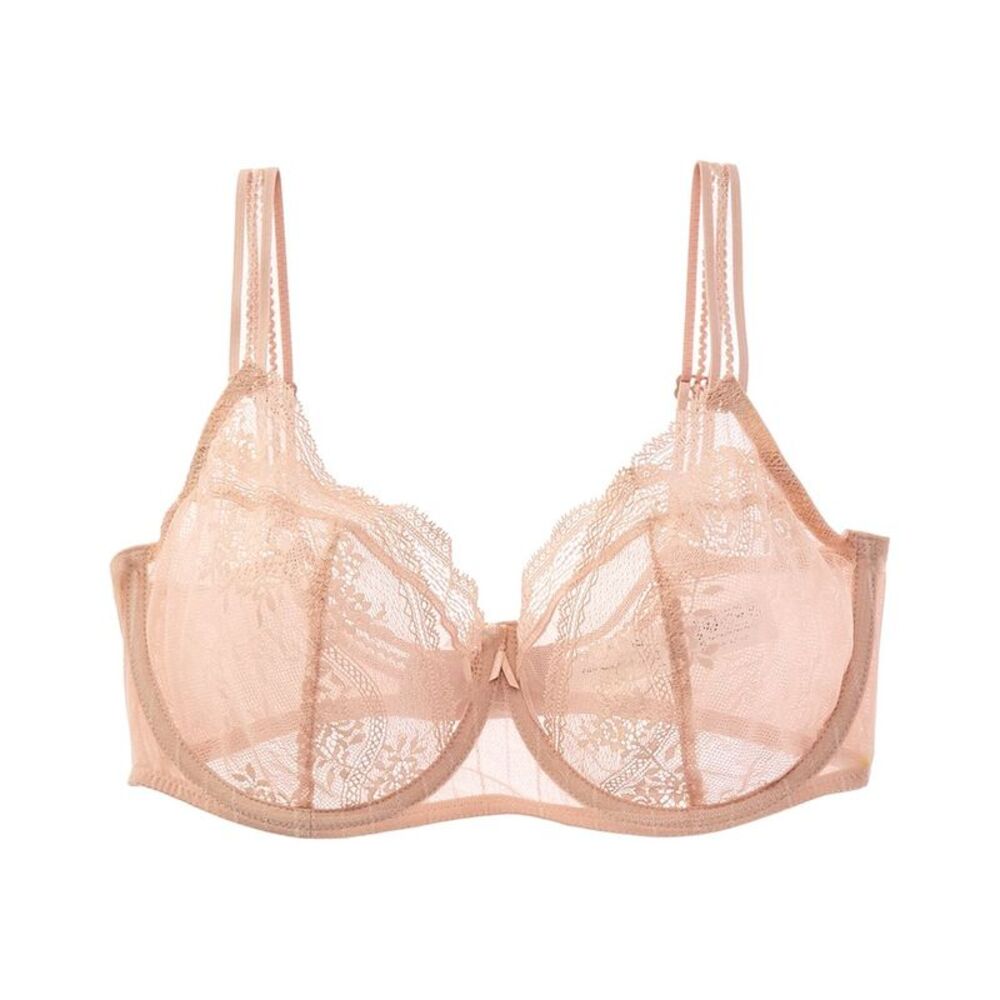 Passionata Womens  Maddie Lace Demi Bra, Pink